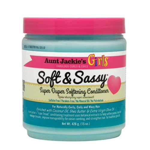 Aunt Jackie's Girls Soft and Sassy Super Duper Softening Conditioner 15oz